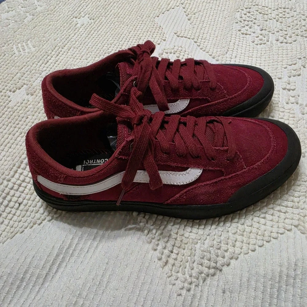 Vans‎ Berle Pro Skate Shoes Red And Black Mens 7